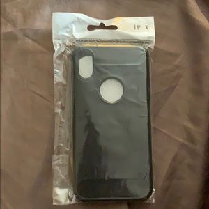 Black Spigen iPhone X case